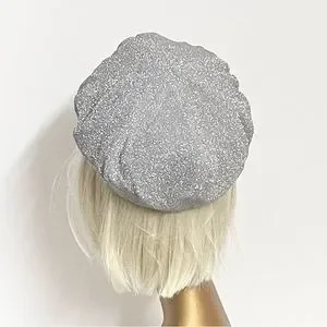 bella Starr | Accessories | Disco Silver Beret Hat | Poshmark